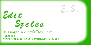 edit szeles business card